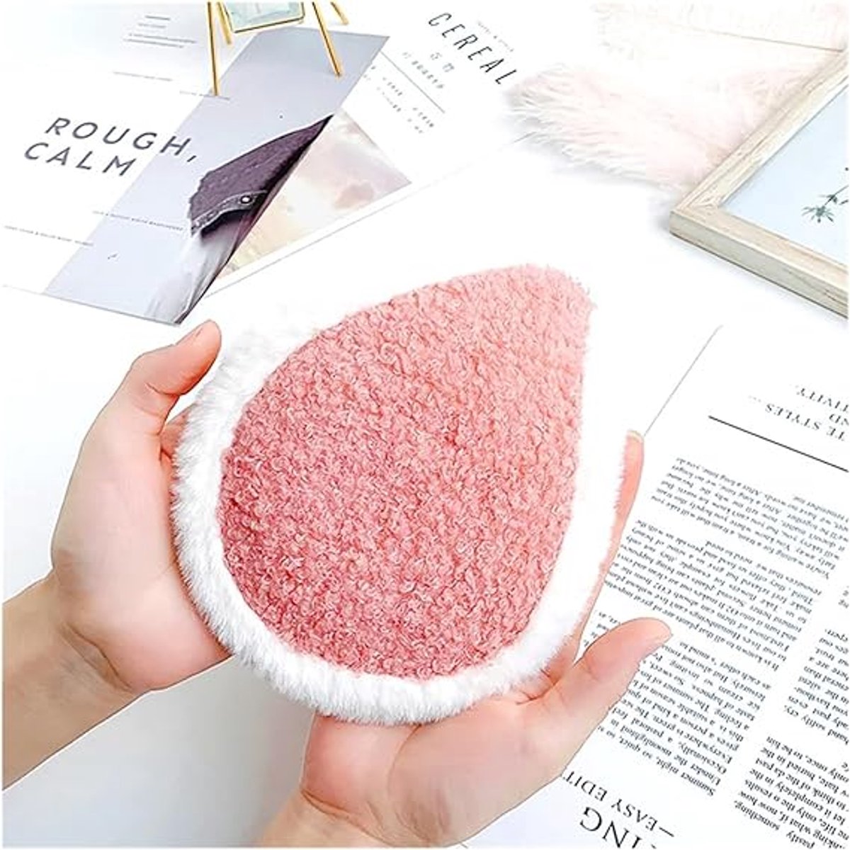 Earmuffs - Windproof and warm earmuffs - Extra thick earmuffs - Winter outdoor essentials (Beige)