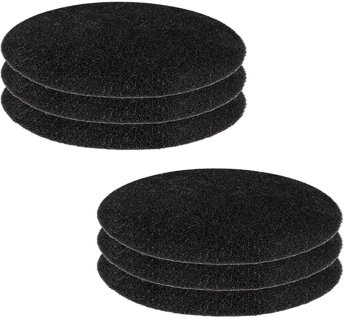 Kitchen Compost Bin Filters - 6-Pack Replacement Countertop Compost Bin Filters - Round 6.7 Inches