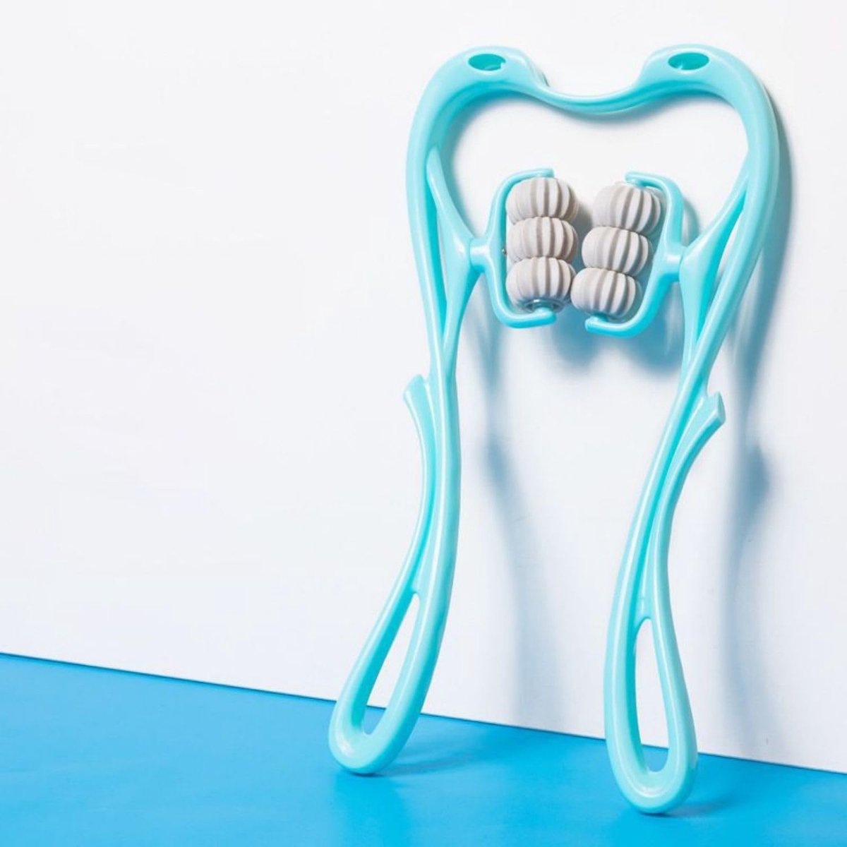 Cervical Massager - Manual Neck Clamp and Neck Kneader - Portable Meridian Roller for Home Use