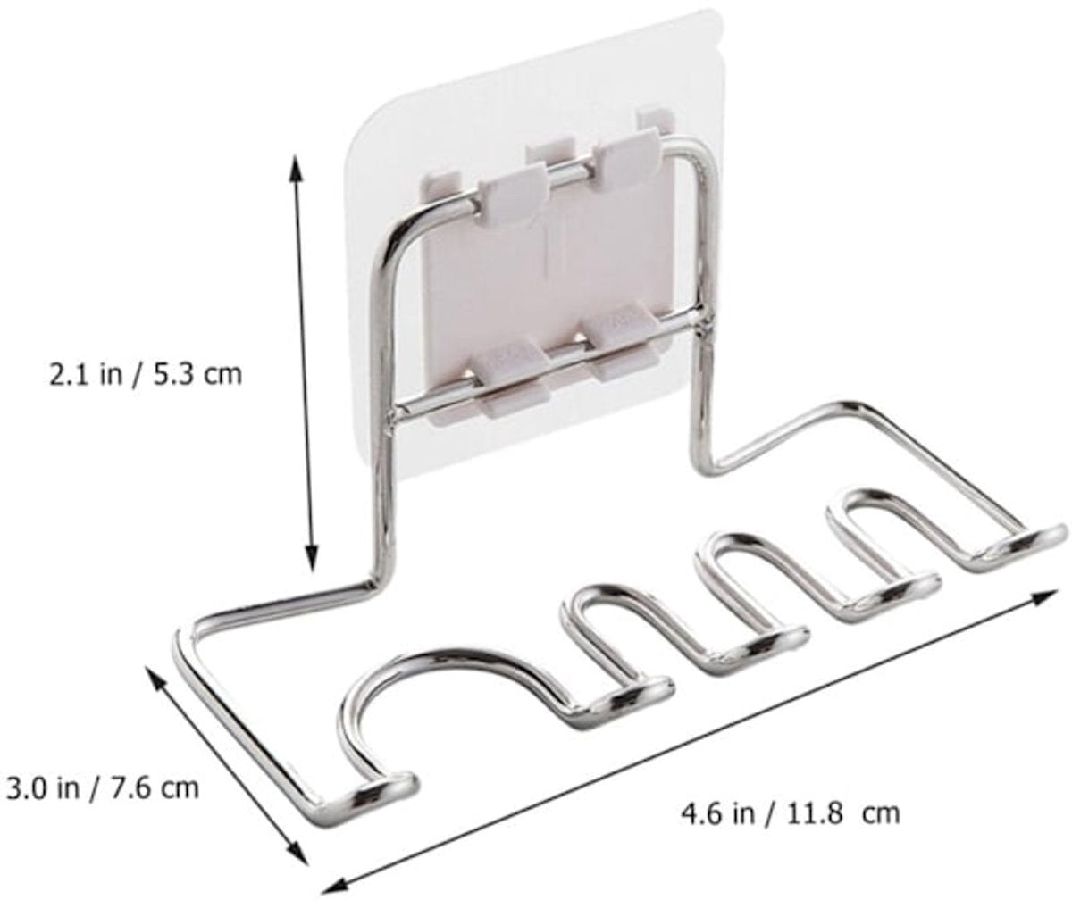 Bathroom storage rack - Wall-mounted toothbrush holder - Hanging bathroom storage rack