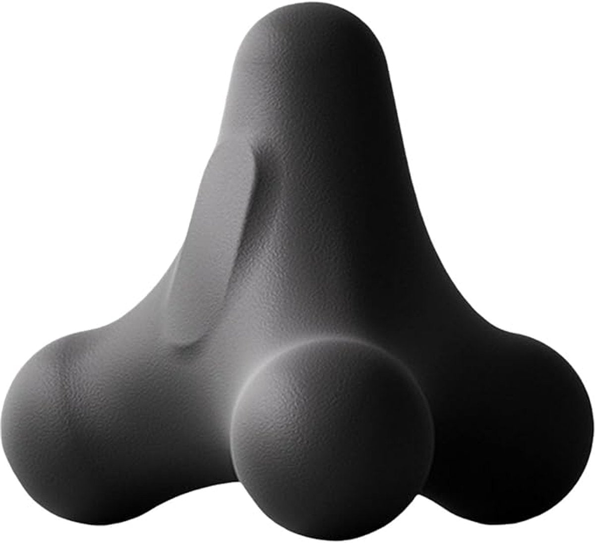 Massage Balls - 1 item - Shiatsu massage device - Massage balls with relief points - Trigger point exercise balls - Exercise ball - Massages shoulder, neck, waist and hand muscles (Gray)