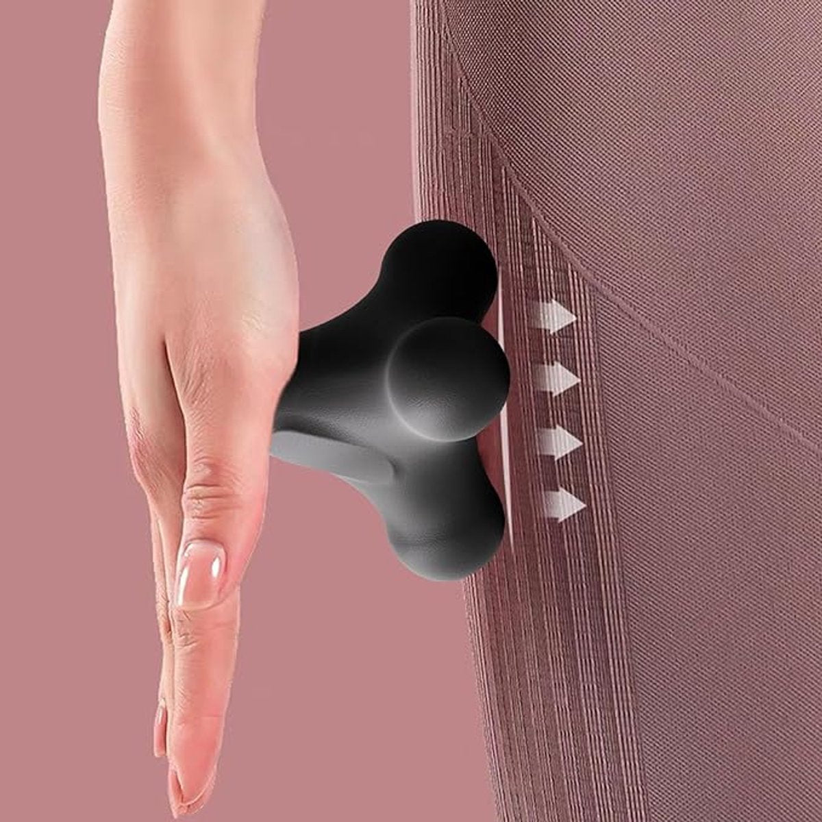 Massage Balls - 1 item - Shiatsu massage device - Massage balls with relief points - Trigger point exercise balls - Exercise ball - Massages shoulder, neck, waist and hand muscles (Gray)