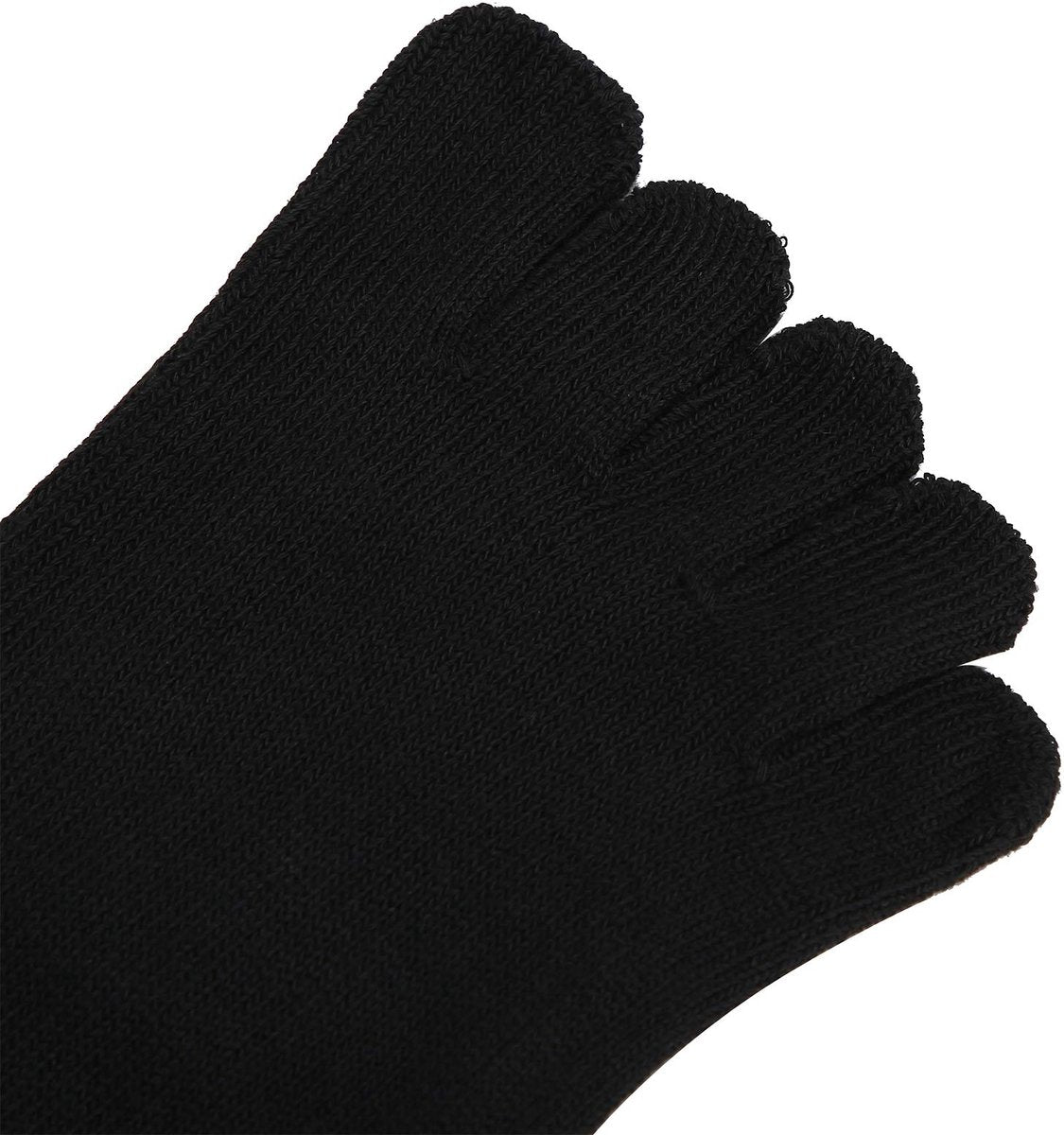 Socks - Pack of 5 pairs - Split Toe Socks - Breathable - Men's Socks - Sports Socks (Black)