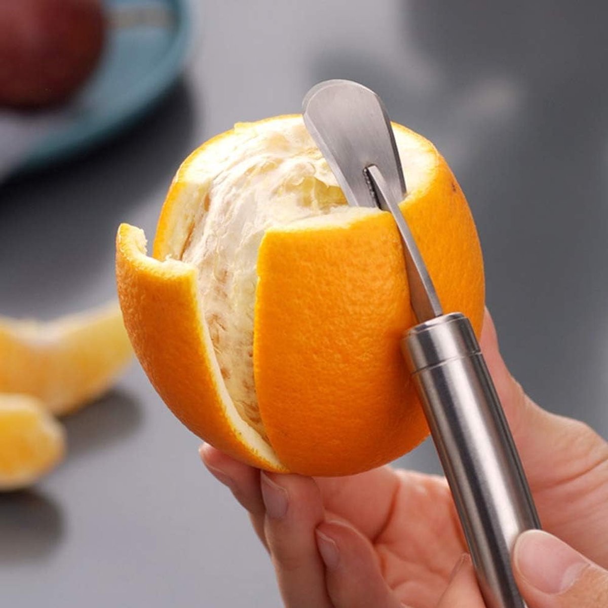 Orange Peeler - Stainless Steel Slicer - Paring Knife - Fruit Tools - Kitchen Gadgets