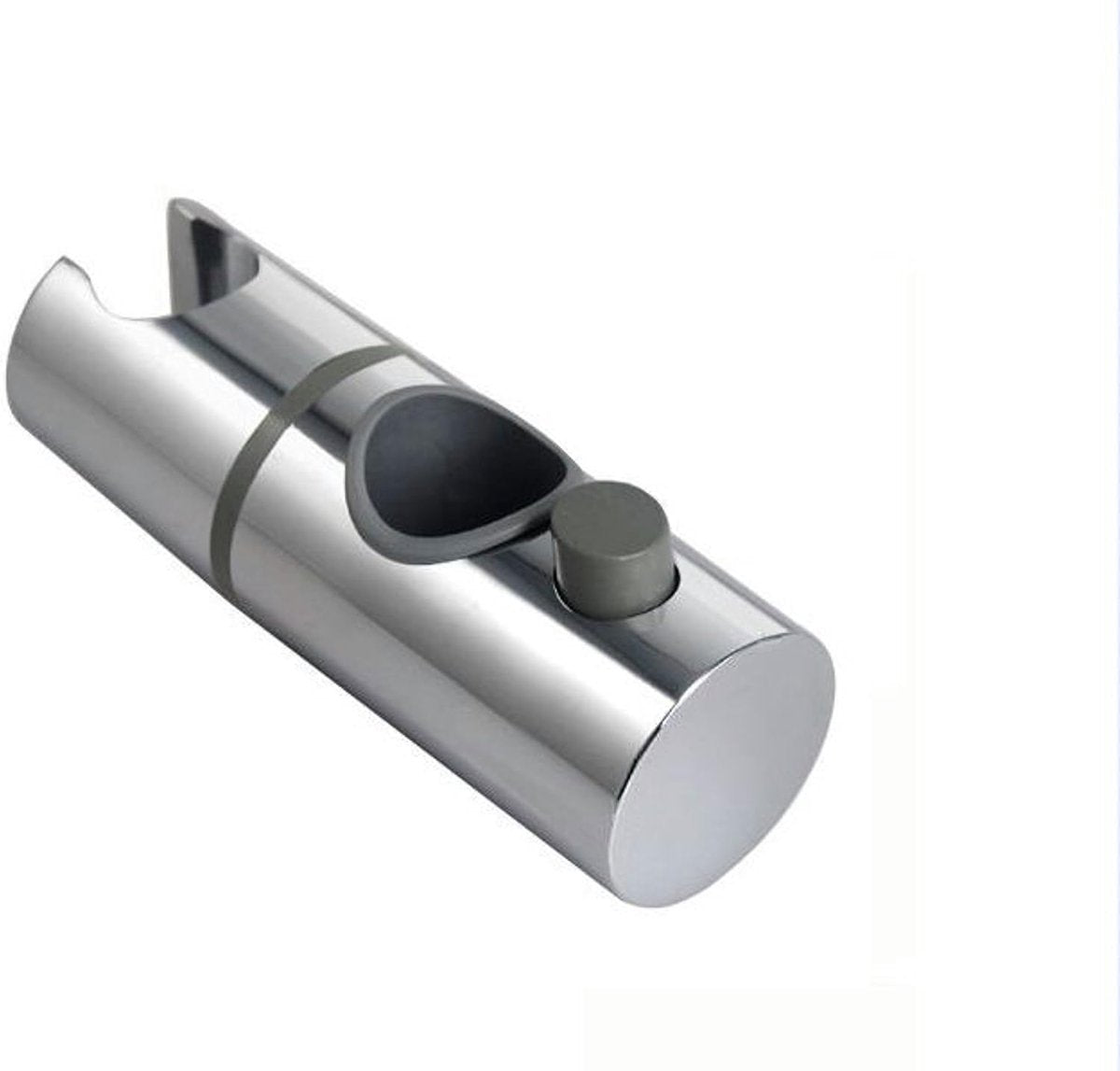 Shower Rod Slide Rail - 24mm Diameter - Handheld Shower Head Holder - Adjustable - ABS Material - Handheld Shower Head - Shower Head - Shower Head Holder - Handheld Shower Head Holder - Shower - Bathroom - Silver - Universal - Suitable for shower rods - E