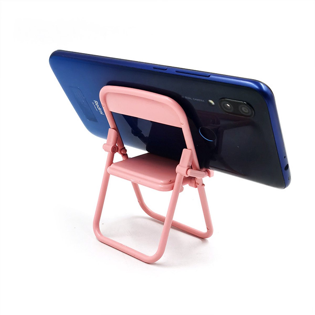 Creative Phone Holder - Foldable - Desktop - Macaron Color - Stool Stand - Ornament - Portable Lazy Stand - 5 Pieces