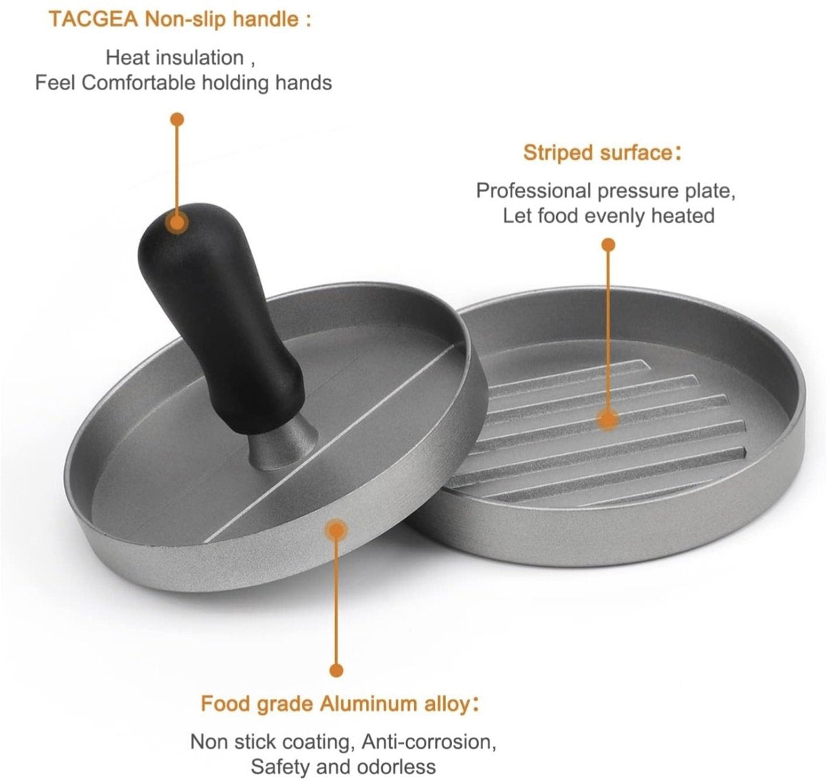 Patty Mold - Hamburger Patty Maker - Patty Press - Rice Ball Mold (one)