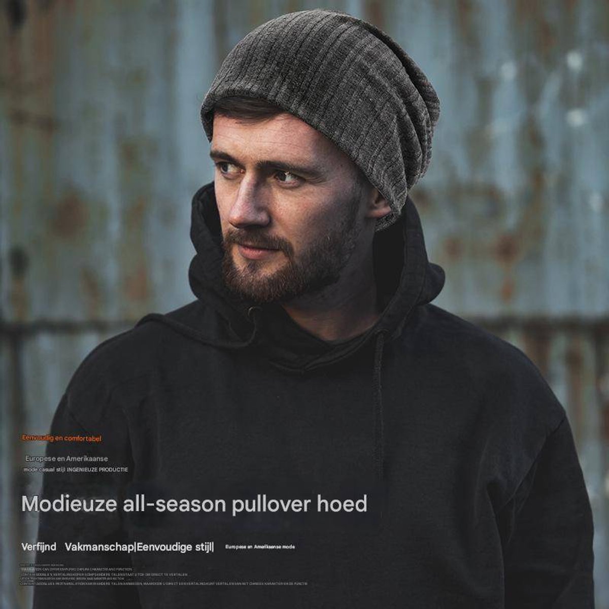 Hat - Spring, Summer, Fall - Thin - Unisex Sweater - Breathable - Soft - Shopping - Fashion Sweater - Gray