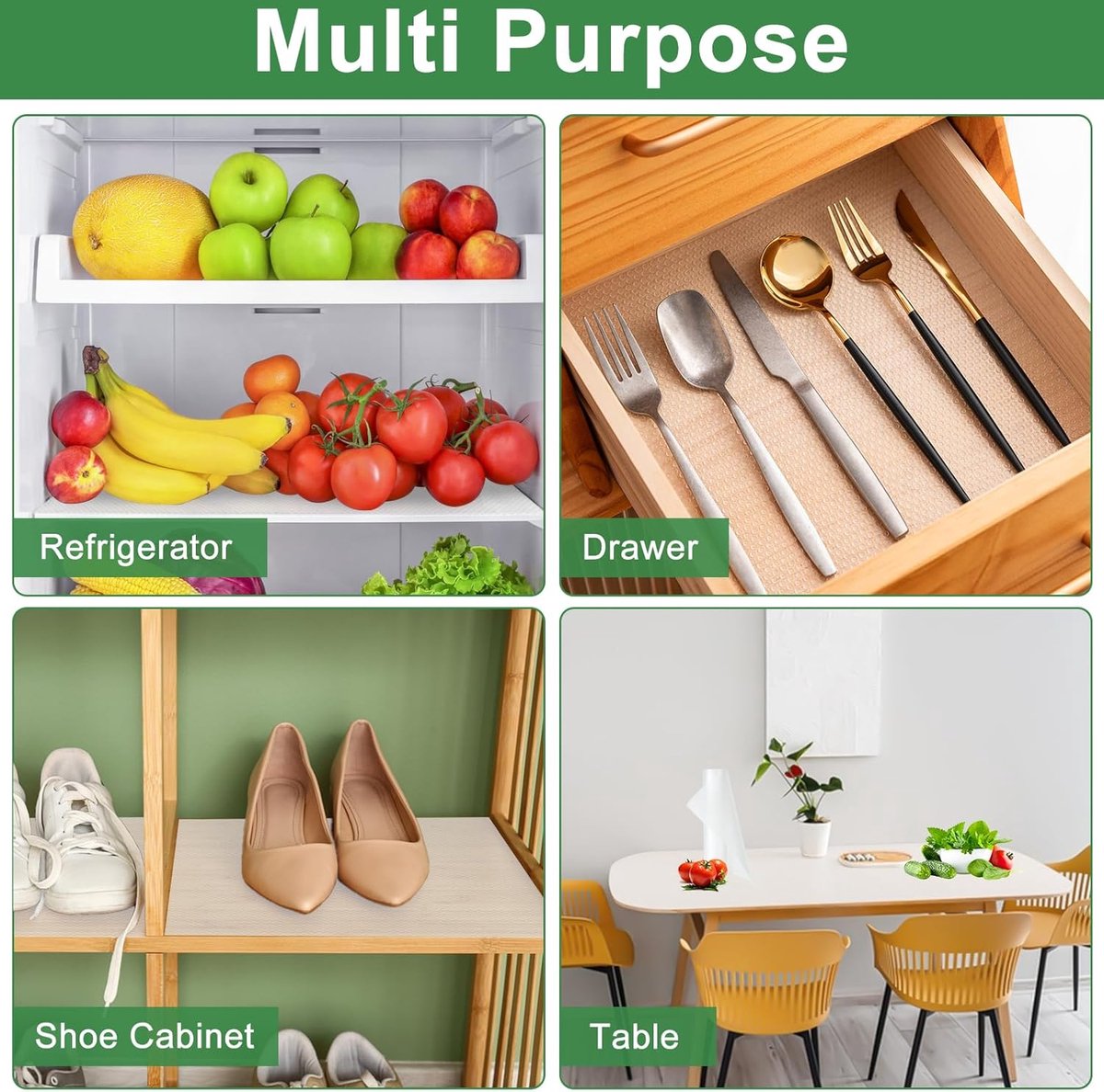 30*300cm non-stick coated shelves - waterproof and oil-resistant - thickened - easy to clean and cut - drawer insert - suitable for refrigerators, desks, cabinets, kitchens