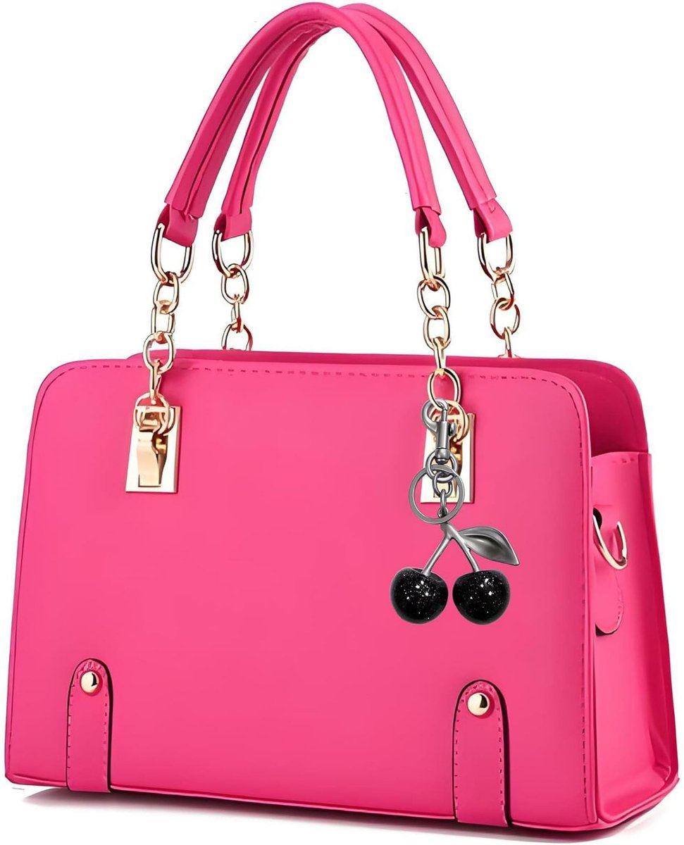 Cherry Charm Keychain - Fashion Accessory for Women's Bags - Suitable for Car Keyrings