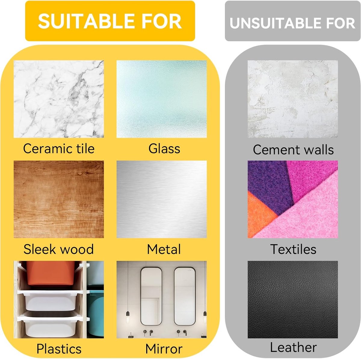 Self-adhesive hook and loop tape - 20 sheets - 50 x 100 mm Self-adhesive hook and loop tape - Wide hook and loop adhesive pads - Ideal for sewing, DIY projects, office supplies and crafts