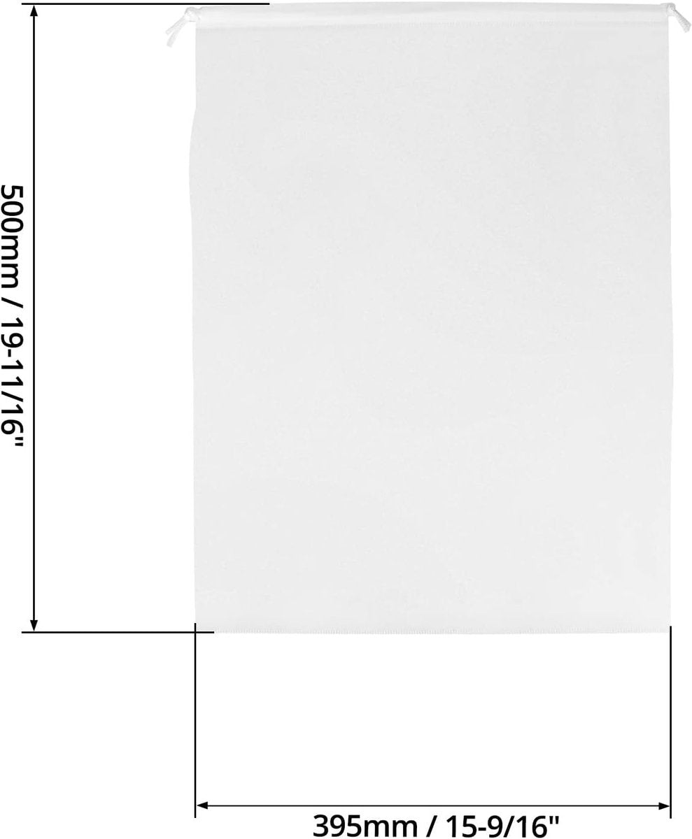 Drawstring Dust Cover - 6-Piece Breathable Non-Woven Large Size Storage Bag - For Handbags, Tote Bags & Shoes - 50x40cm