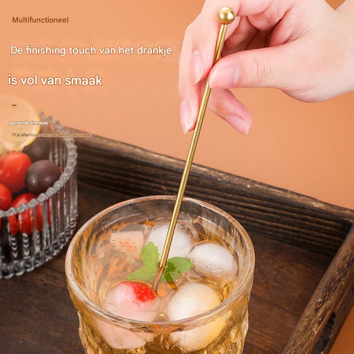 5 304 stainless steel coffee yogurt honey stirrers - bar juice - cocktail - creative cocktail sticks