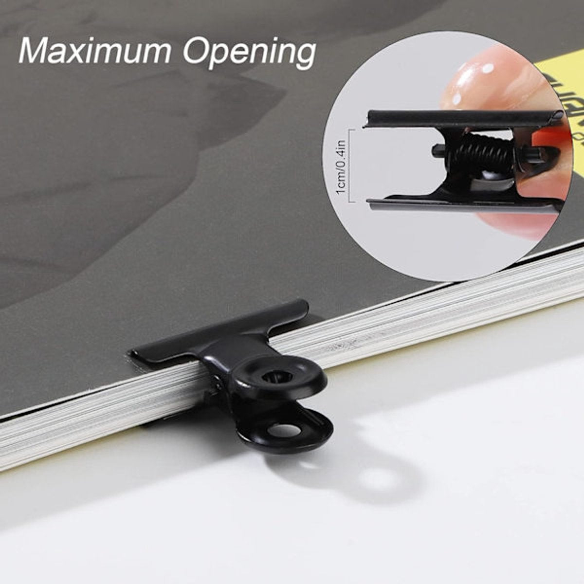 Metal Clip - Office Supplies - Paper - Receipt - Label - Bag - Shop - Office - Reusable