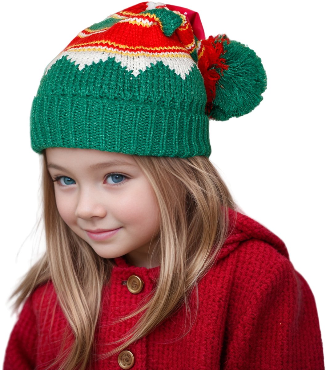 Santa Claus Hats - Knitted Hats - Warm Hats - Christmas Accessories - Christmas Gifts - Birthday Gifts - Children's Sizes
