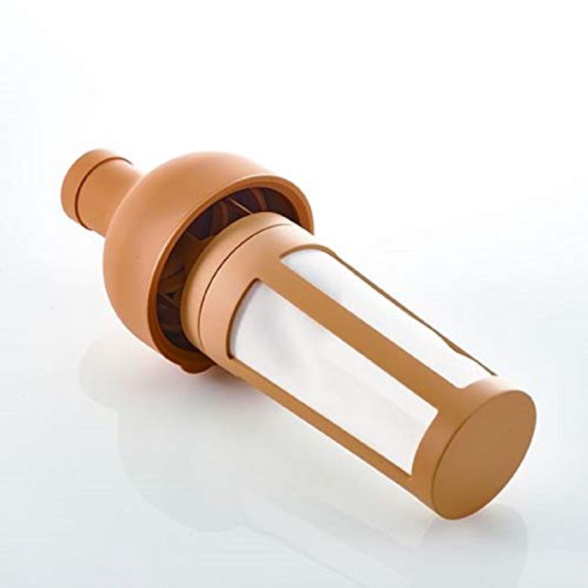 Cold Brew Coffee Pot - 1000 ml Glass Carafe with Infuser - For Iced Coffee & Iced Tea - Easy to Fill and Clean - Khaki