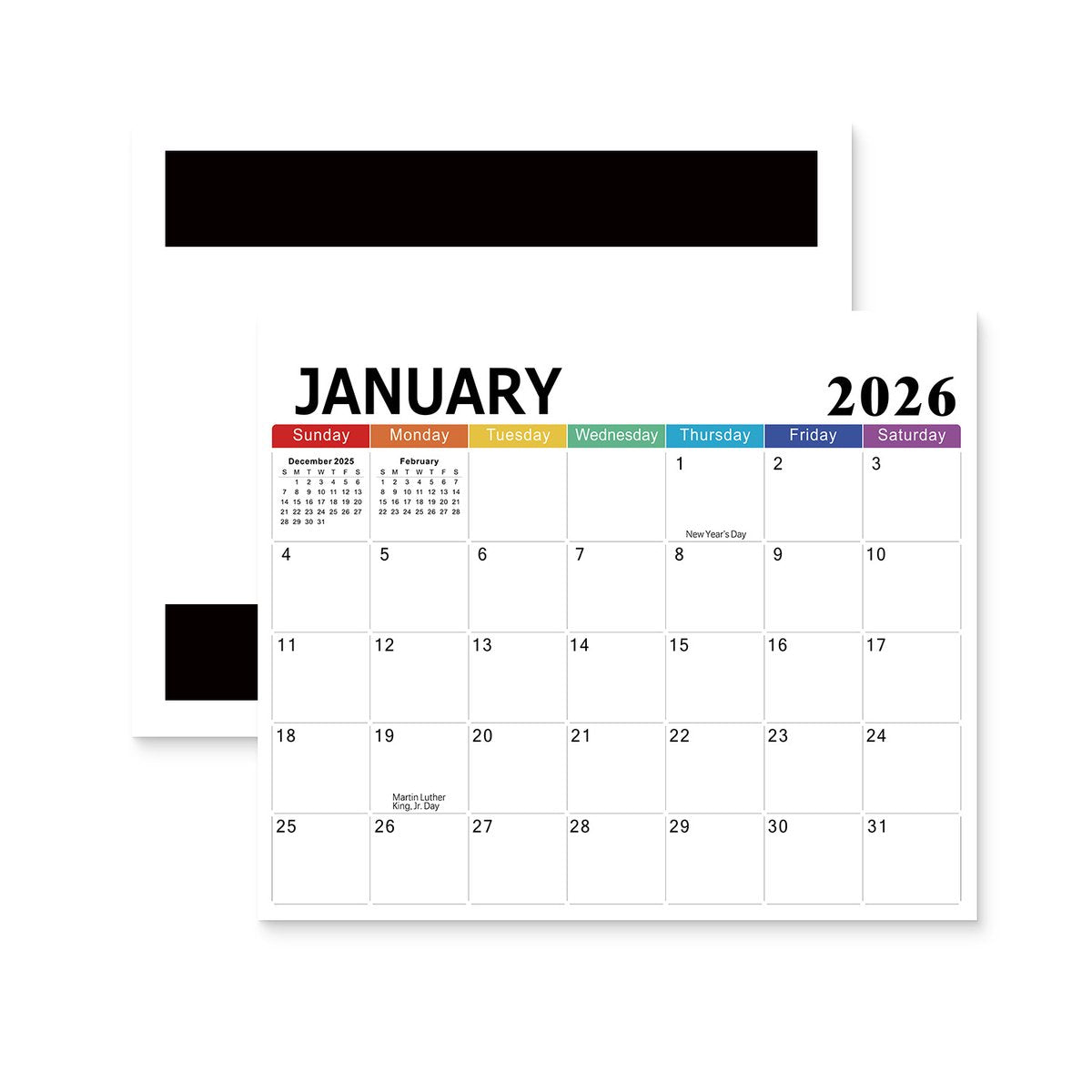 2026-2027 Magnetic Fridge Calendar - Agenda Calendar 2026 - Agenda Calendar 2026 - Calendar 2026 Weekly Calendar - 18 Month Planning Board (Jan 2026 - Jun 2027) - Large Format 30x25 cm - Sustainable Paper