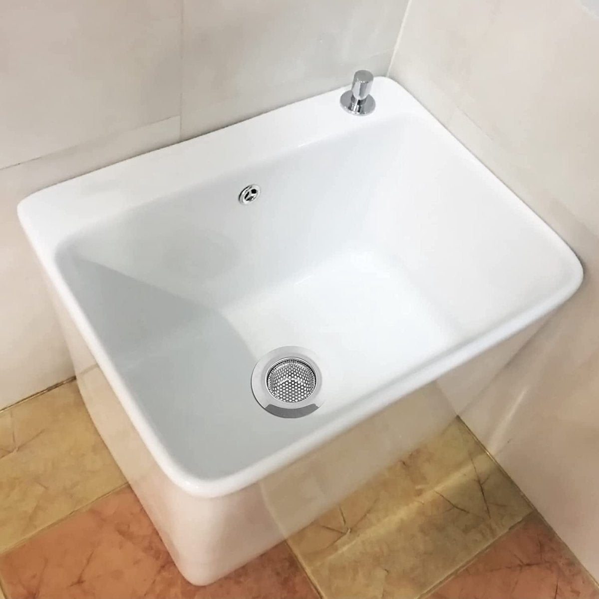 Drain Filter - 2-Piece - 2.79-Inch - Stainless Steel Shower/Bathtub Drain Cover - Bathtub Drain Filter, Suitable for Bathroom Vanities, Sinks, and Floor Drains