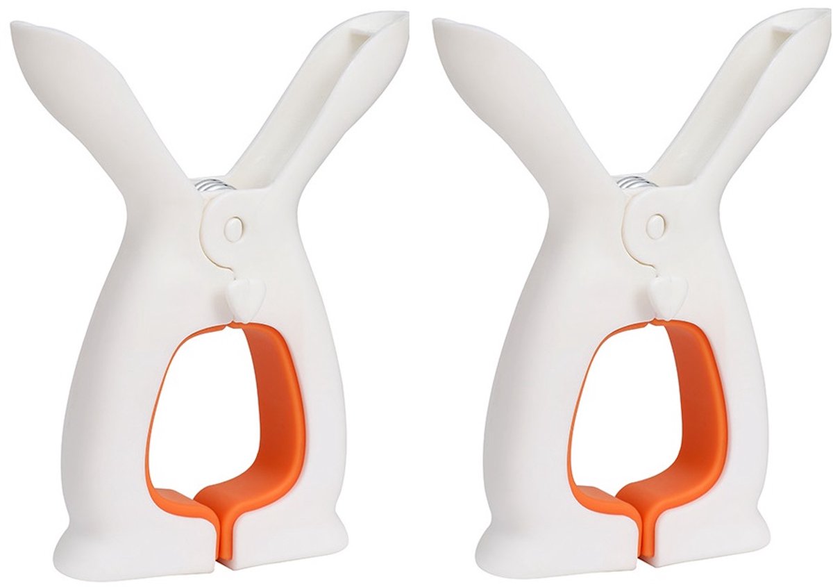 Clothes Pegs - Drying Pegs - Plastic Clothes Pegs - Non-slip clothes pegs for drying sheets and blankets, household use, sturdy and user-friendly clothes pegs - 2-pack