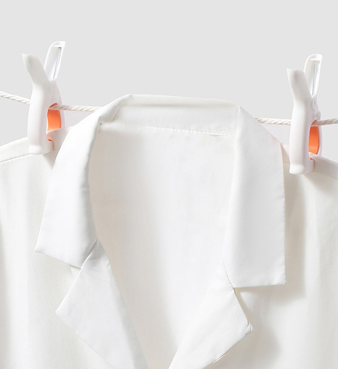 Clothes Pegs - Drying Pegs - Plastic Clothes Pegs - Non-slip clothes pegs for drying sheets and blankets, household use, sturdy and user-friendly clothes pegs - 2-pack