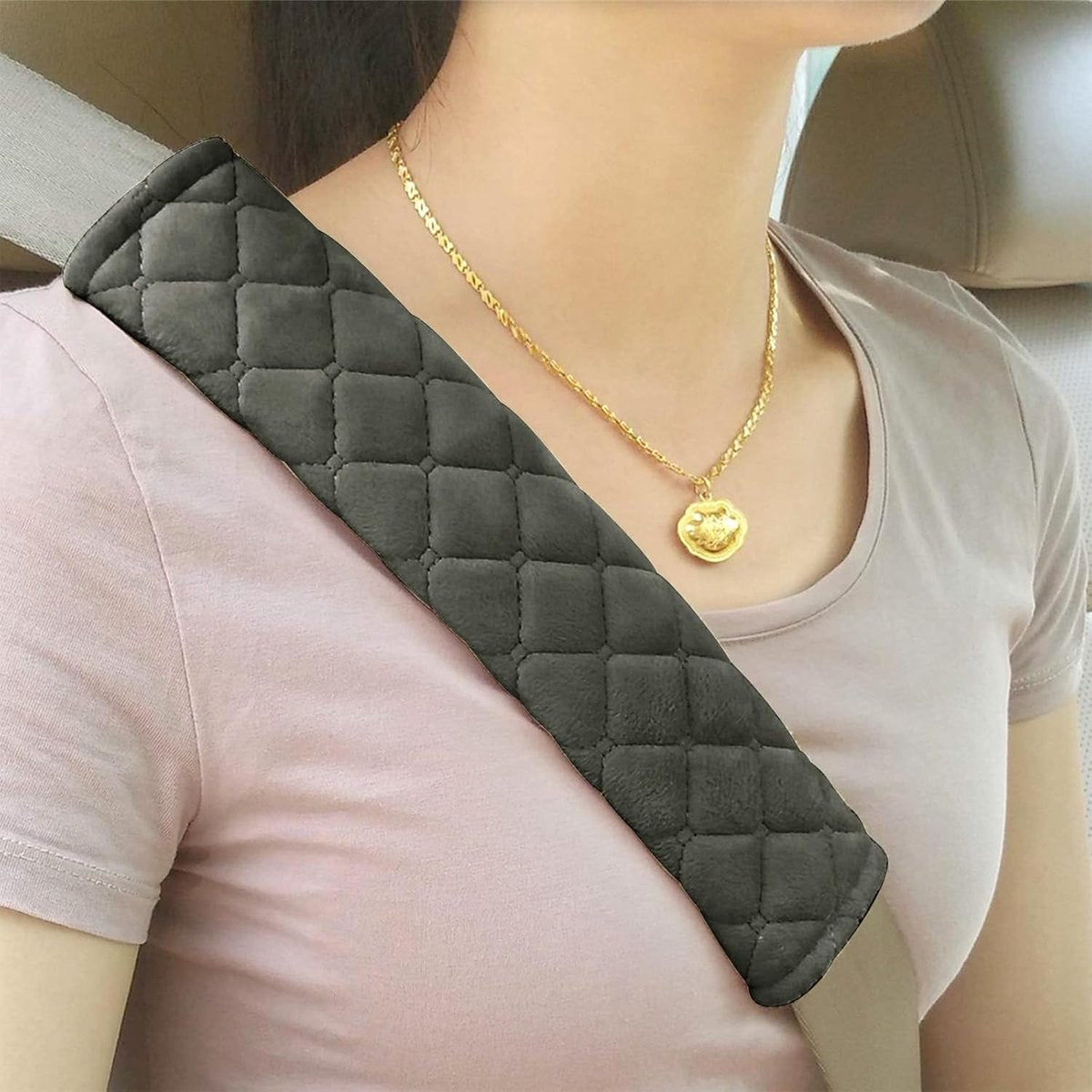 Seat Belt Pads - Adults and Children - Soft and Washable - Seat Belt Pads - Universal Seat Belt