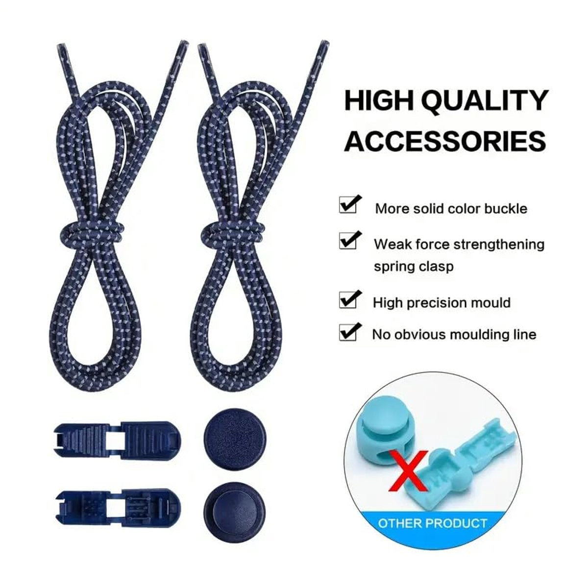 Sneaker Laces 120CM suitable for Sneakers - Elastic laces without a knot - Suitable for students and adults - With strong buckle and quick-release function (red)