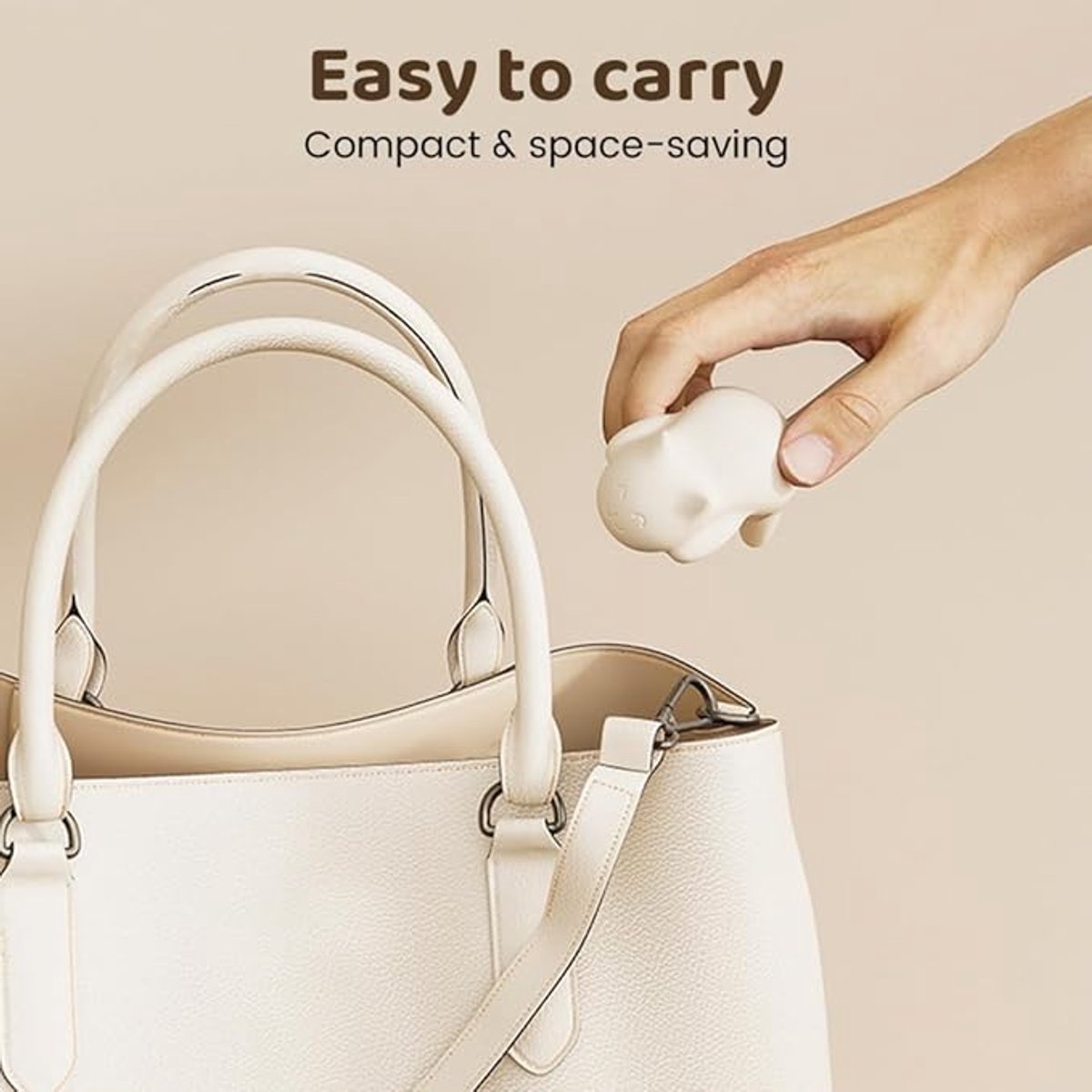 Hooks - 4-Pack - Cat Shape - Backpack Hooks - Non-Slip Hooks - No Drilling Required - Compact and Portable - Suitable for office, home, etc., and can also be used for home decoration. (Black + Off-White + Yellow + Pink)