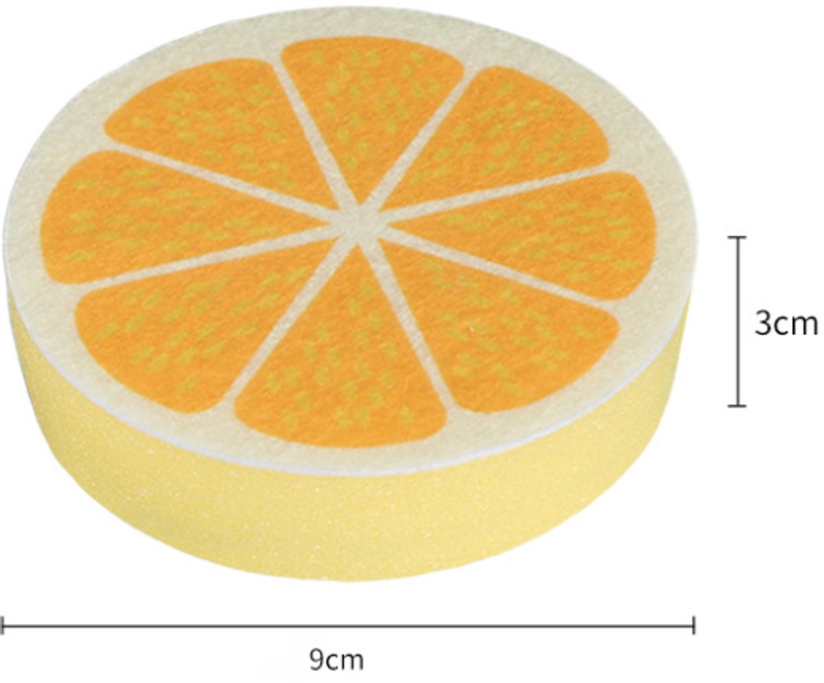 Dishwashing sponge - 4-piece set - Double-sided cleaning sponge - Dish cloth - Suitable for kitchen and bathroom