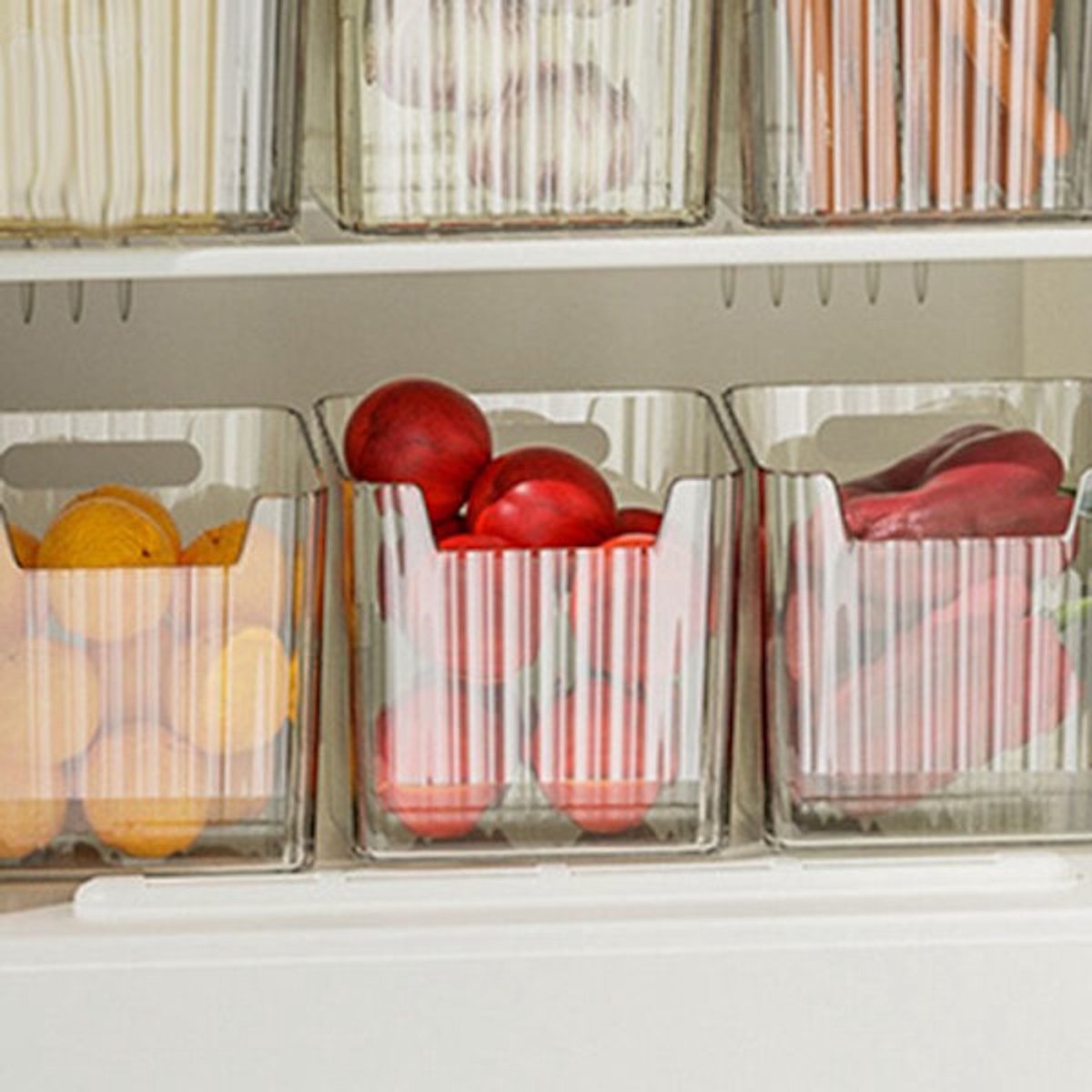 Storage Box - Refrigerator Door Food Grade - Crispy Fruit Storage Box - Green