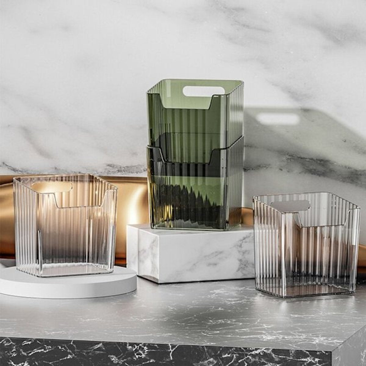 Storage Box - Refrigerator Door Food Grade - Crispy Fruit Storage Box - Green