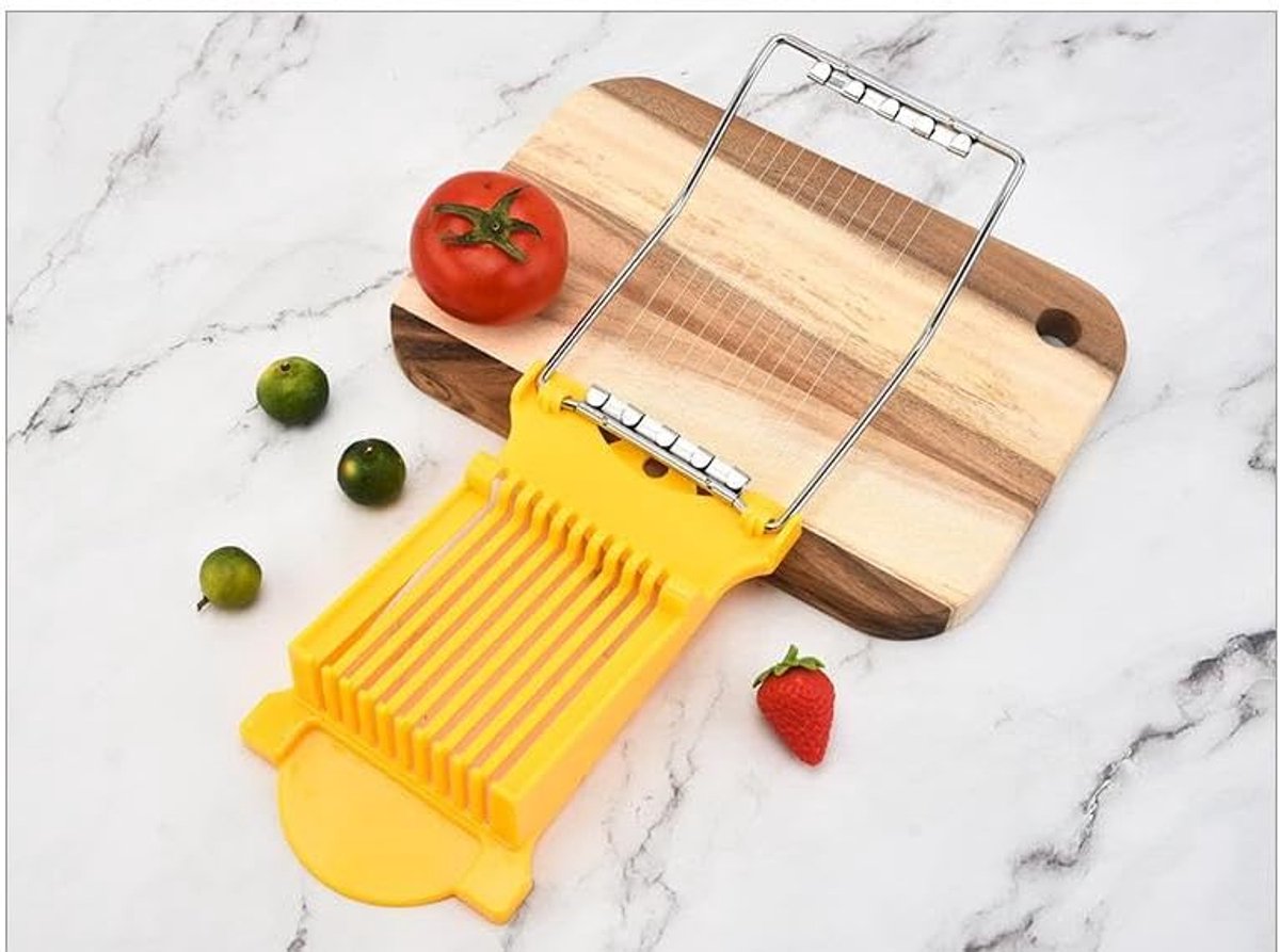 Meat Slicer - Luncheon Meat Slicer - Egg Slicer - Multifunctional Kitchen Aid - Suitable for bananas, avocados, and vegetables; dishwasher safe.