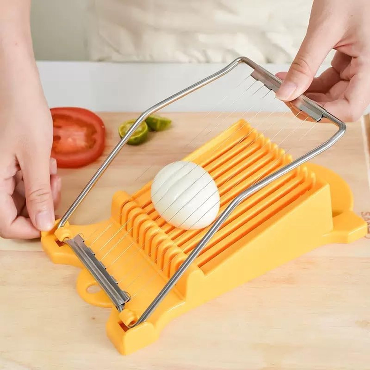 Meat Slicer - Luncheon Meat Slicer - Egg Slicer - Multifunctional Kitchen Aid - Suitable for bananas, avocados, and vegetables; dishwasher safe.