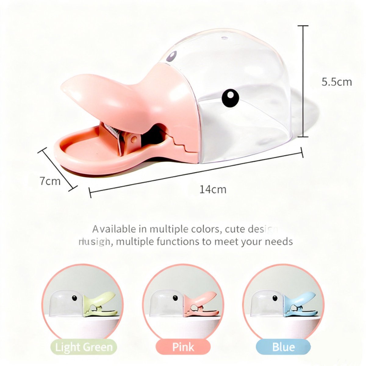 Spoon - Measuring Cup - Feeding Spoon - Bottle Feeding Spoon - With Closure Clip - Cute Duck Head - 3-Piece Set