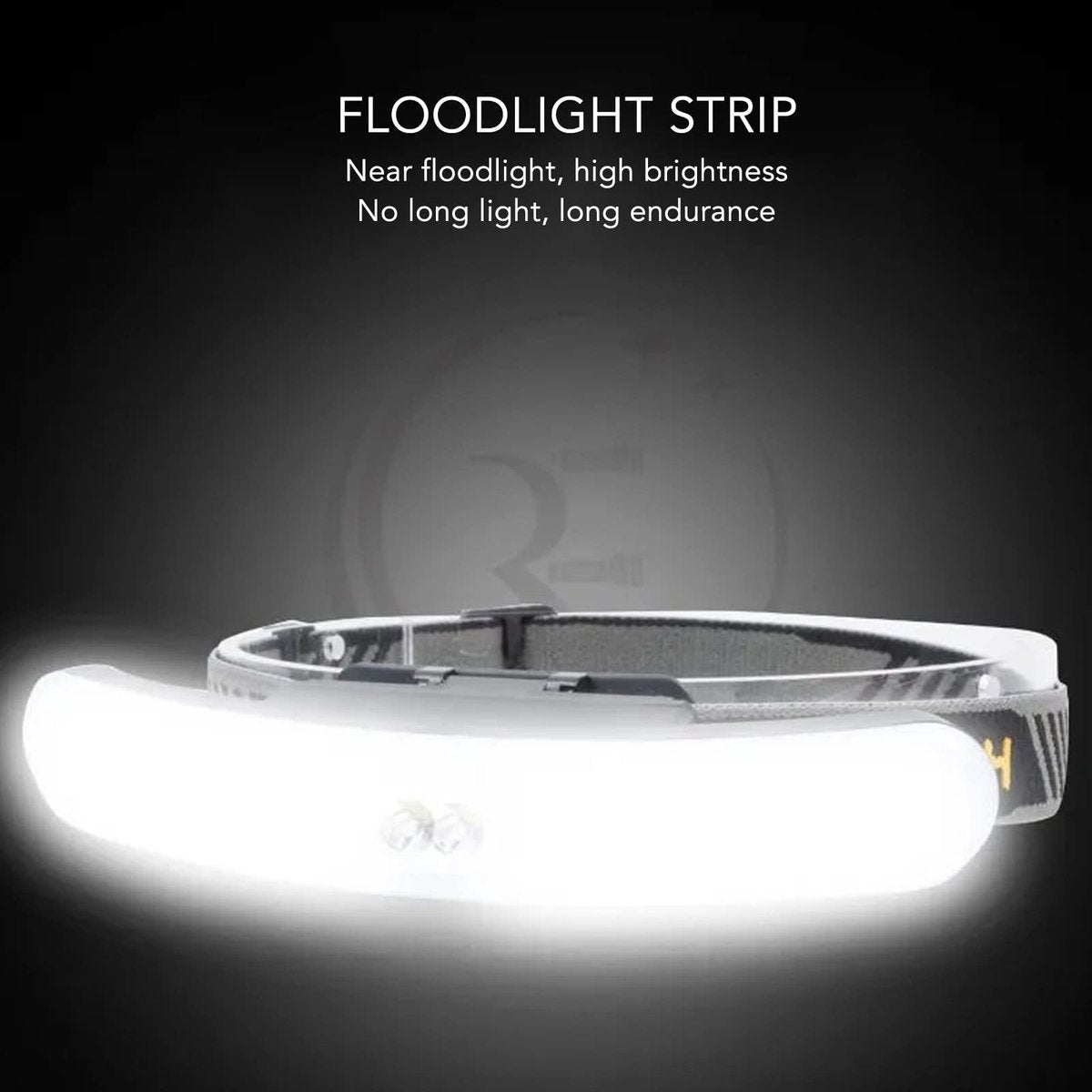 Headlamp LED Rechargeable - Headlight - COB Headlamp - 6 Light Modes - USB Rechargeable - Headlamp Flashlight - Suitable for Fishing and Running