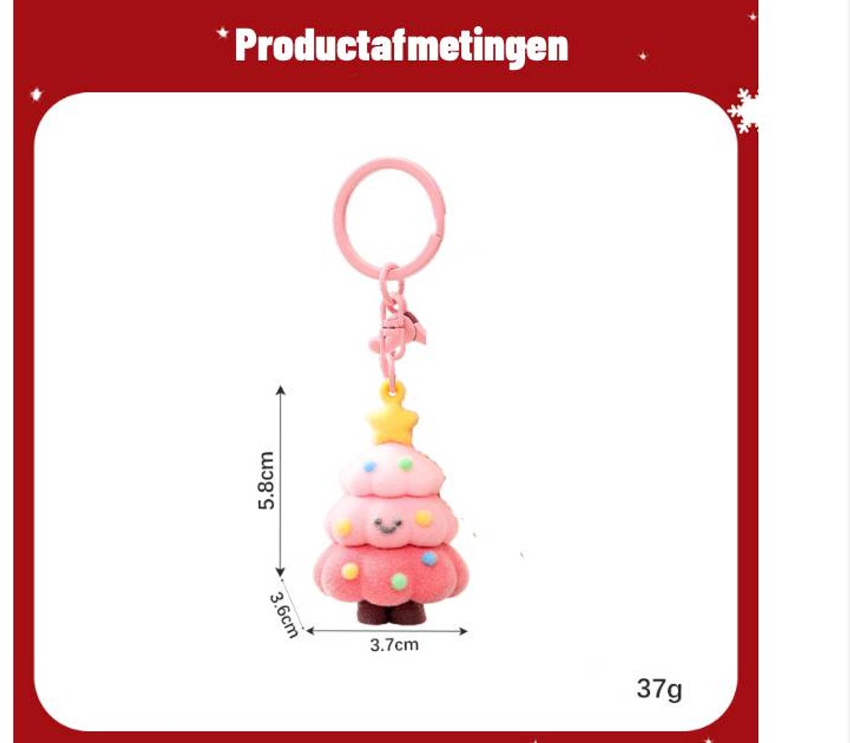 Keychains - Christmas Keychains - Pendants - Christmas Decorations - Christmas Tree Keychains - Christmas Gifts - Bag Charms - Christmas Gifts - Birthday Gifts - Pink