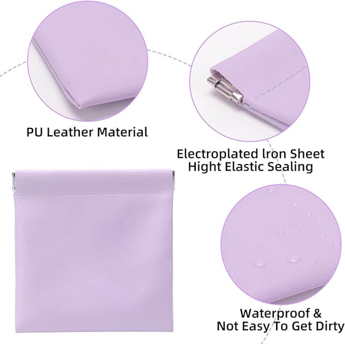 Wallet - Organizer - Women's Wallet - Gift - Gift for Women - Gift for Girlfriend - Gift for Mother - Set of 4 (Pink, Light Green, Light Purple, Black)