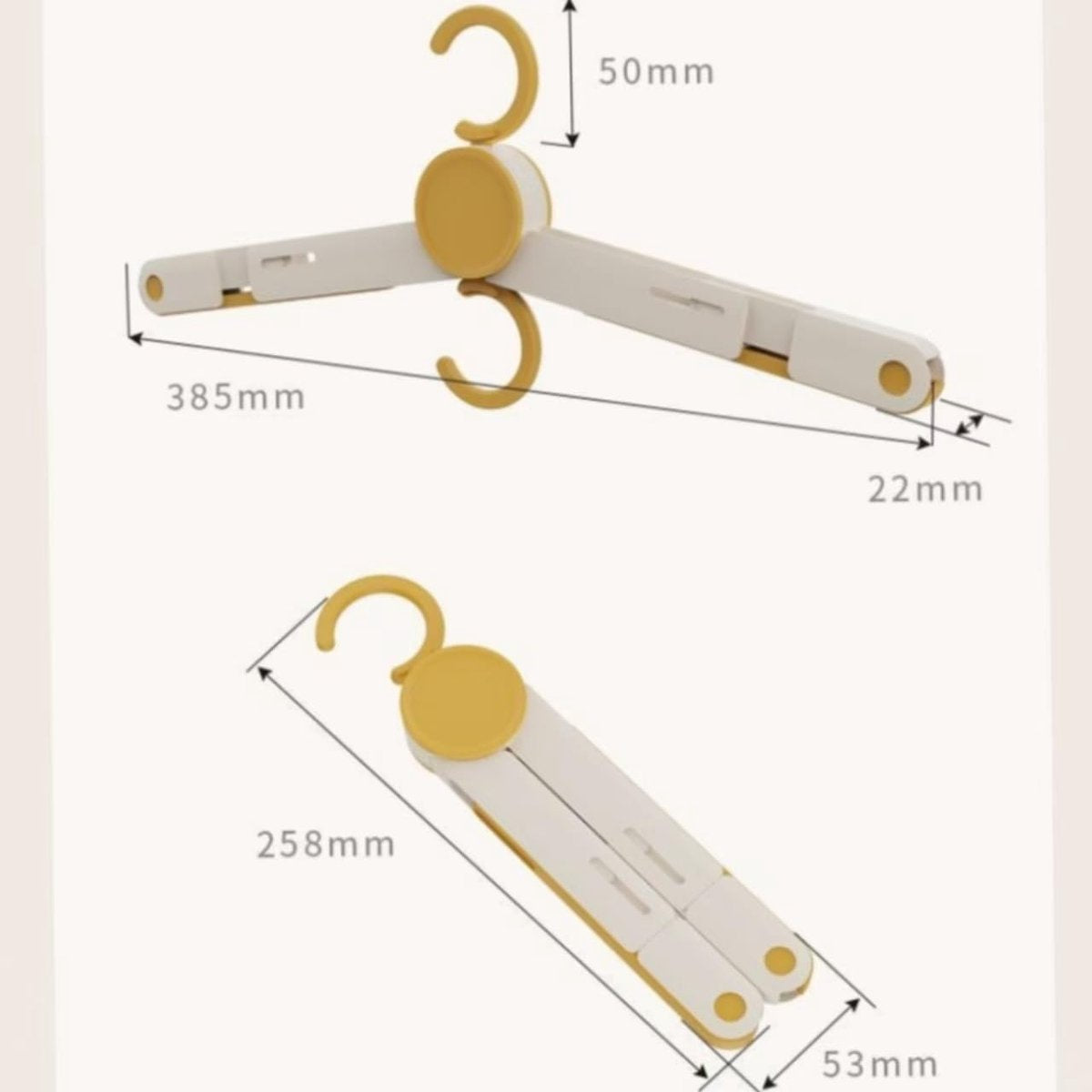 Clothes Rack - 5 pieces - Foldable clothes rack - Travel clothes rack - Shoe rack - Travel accessories - Suitable for camping, traveling and business trips (Vegetable)