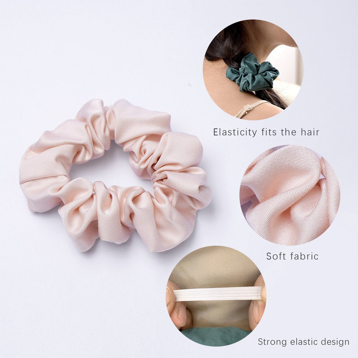 Headbands - Cotton Headbands, Soft Ponytail Holders - Candy Colors - Elastic Headbands - For Girls & Women - Pack of 10