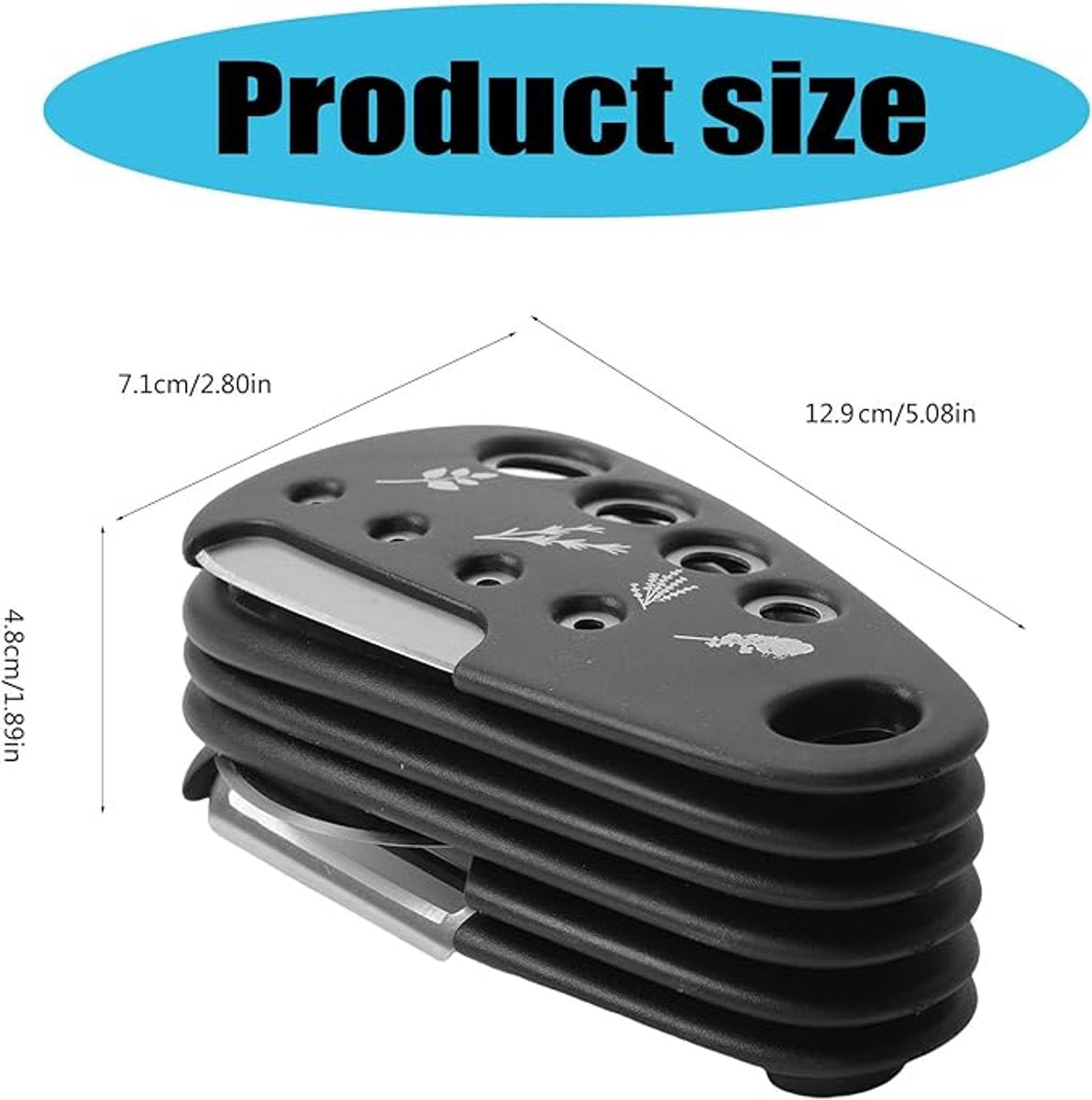 Kitchen Tools - Set of 6 - Stainless Steel Slicer - Includes Cheese Grater, Bottle Opener, Fruit and Vegetable Peeler and Pizza Cutter - Professional Cooking Utensils