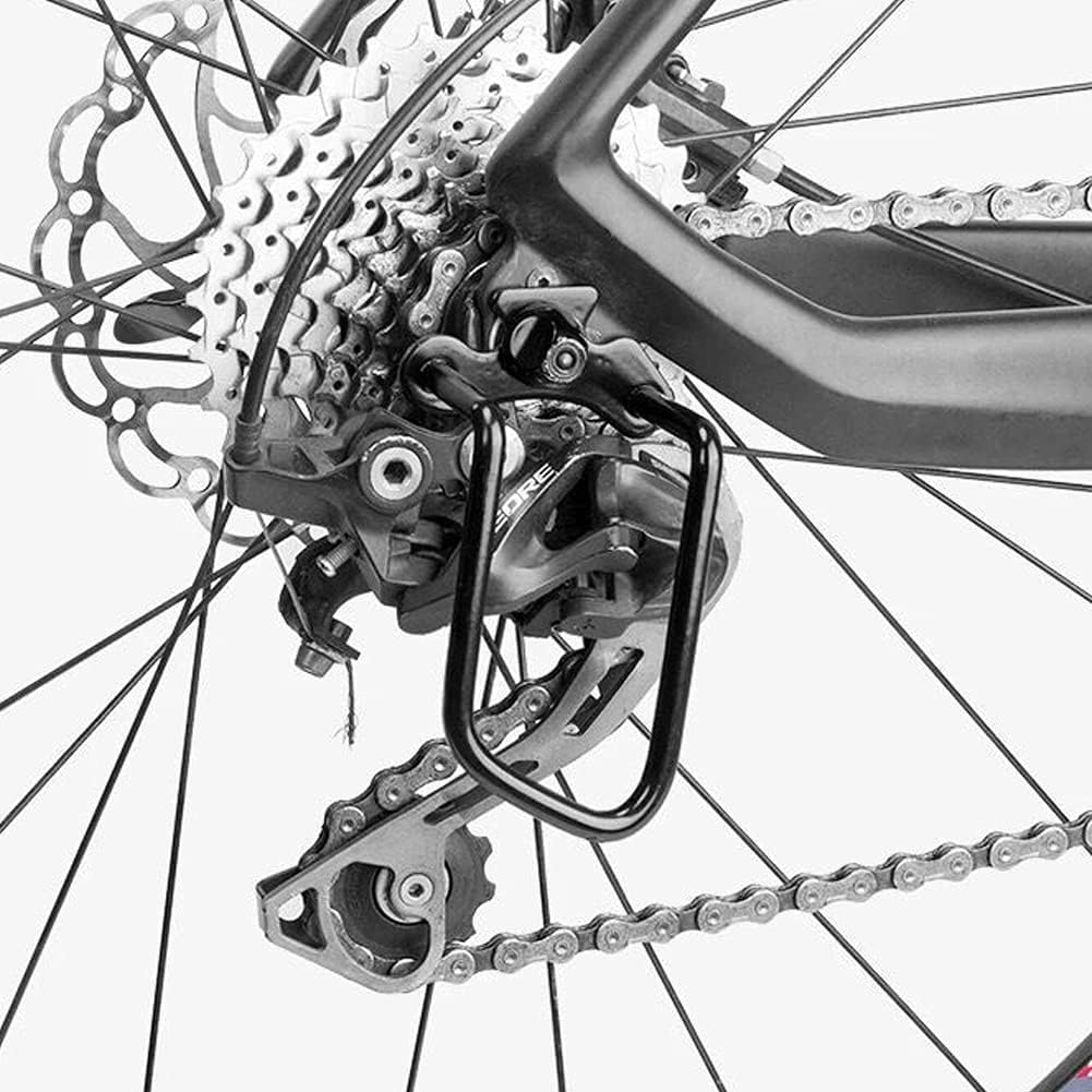 Universal Bike Bicycle Rear Derailleur Guard Rack Protector, Gear Shifter Chain Guard, Dial Protector-Style B