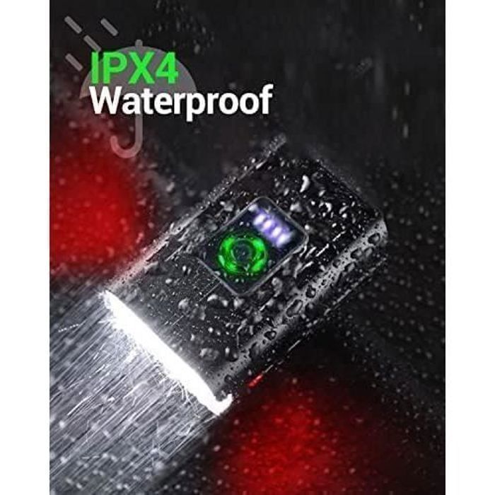 Bicycle Light, 1600 Lumens Ultra-Bright Bicycle Headlight, 6 Lighting Modes + 4 Flash Modes, USB Rechargeable, Waterproof IPX5 Bicycle Light