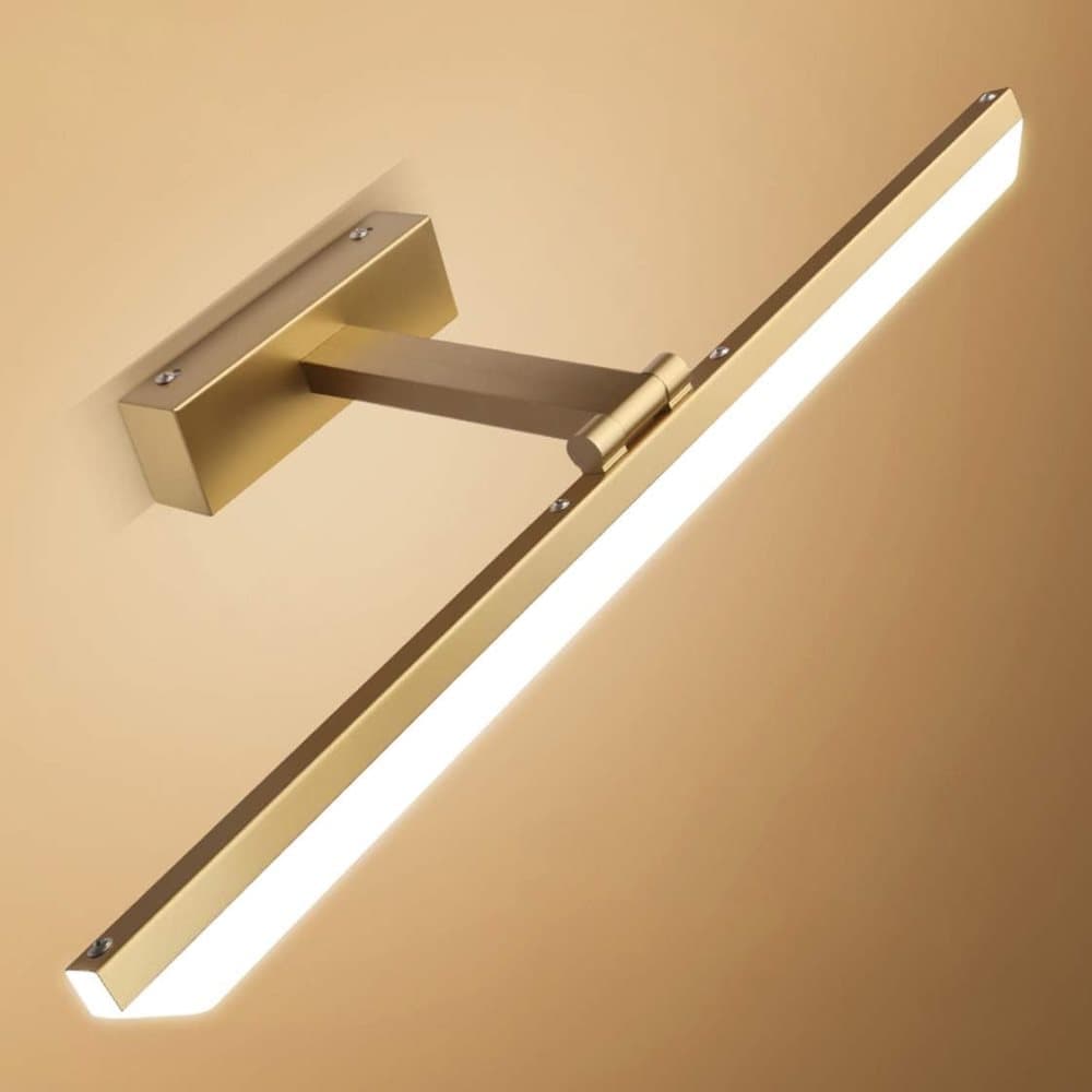 Wall light LED for mirror, adjustable wall light 40-50 cm for bathroom, wardrobe and toilet