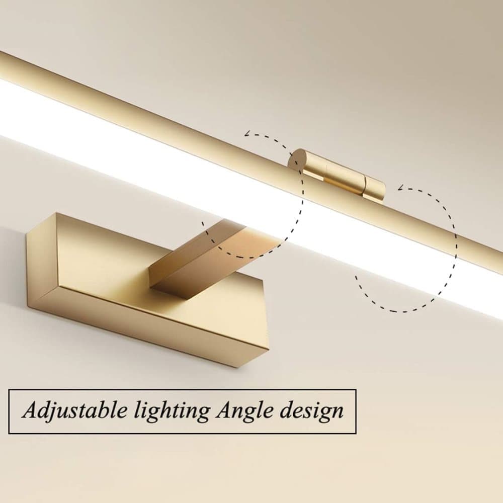 Wall light LED for mirror, adjustable wall light 40-50 cm for bathroom, wardrobe and toilet