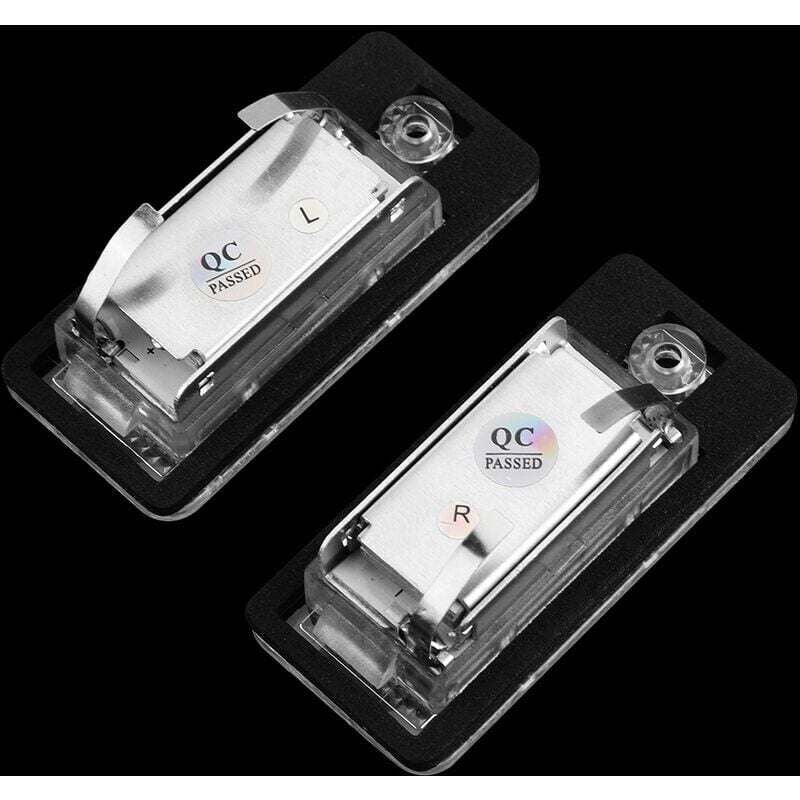 2pcs Car LED Number HOP-LPL0114 License Plate Lamp Bulb Kit for Audi A3 S3 A4 S4 B6 B7 A6 C6 S6