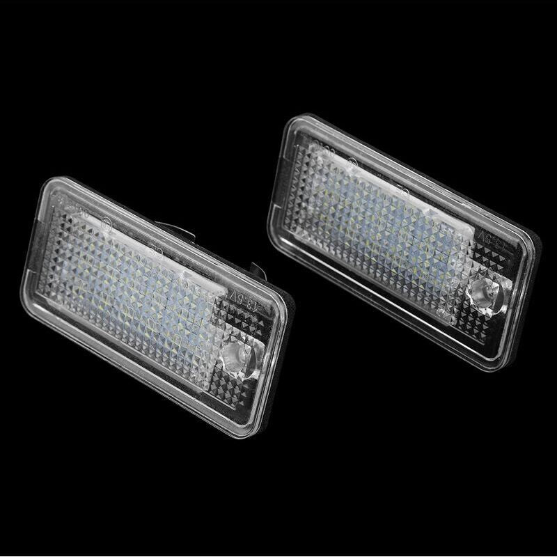 2pcs Car LED Number HOP-LPL0114 License Plate Lamp Bulb Kit for Audi A3 S3 A4 S4 B6 B7 A6 C6 S6