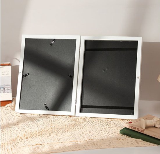 Interchangeable frame - children's drawing - Interchangeable frame A4 - Children's artwork - children's drawings interchangeable frame - Photo frame Poster frame Wall frame - Gift - White