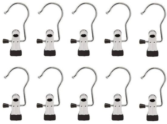 Small hanger - suitable for hanging small items - sock clips - towel clips (10 pieces)
