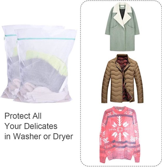 Large laundry bag - Laundry bag - 90x110cm - Laundry bag - 2 pieces