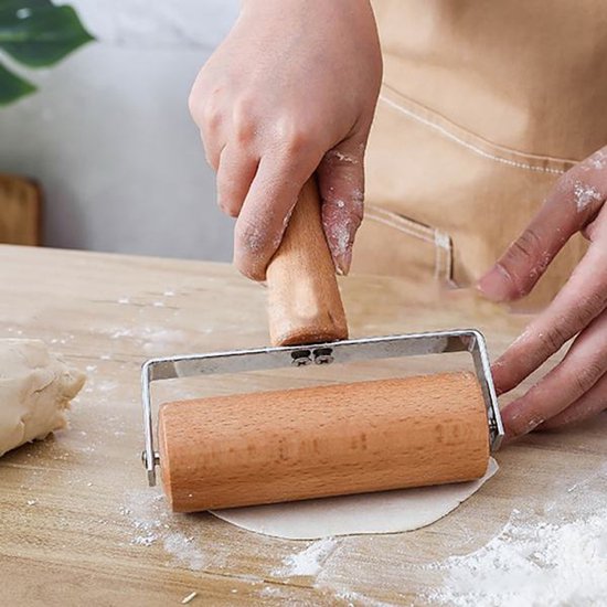 Rolling pin - Wooden - Pizza - Pasta - Hand dough maker - Baking utensils
