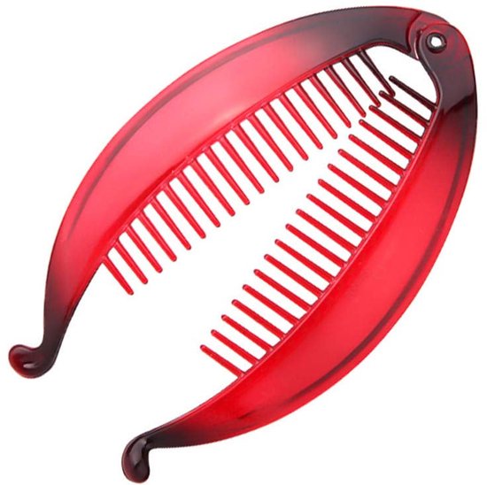 6 pieces banana hair clips - women's resin fishtail clips - comb hair accessories - fish clips - hair accessories - women